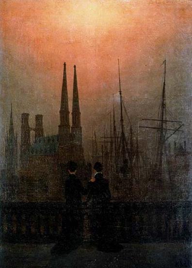 The Sisters on the Balcony, Caspar David Friedrich